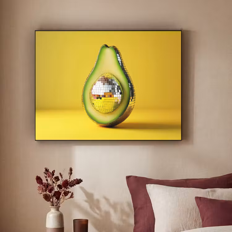 Art Frame - Avocado - Discobal - Geel - Glitter — 2