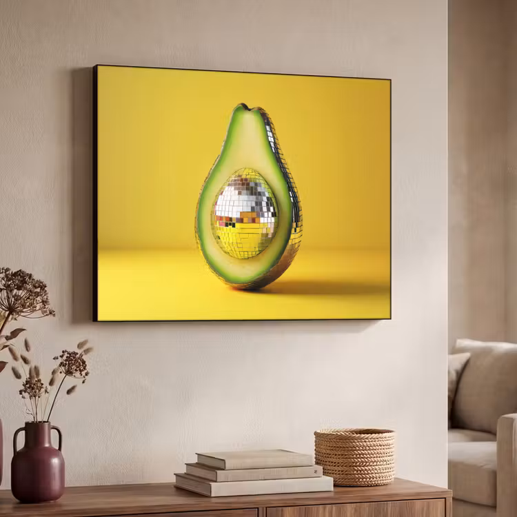 Art Frame - Avocado - Discobal - Geel - Glitter — 4