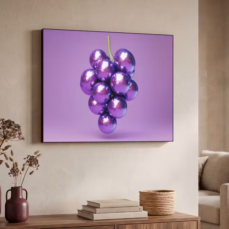 Art Frame - Druif - Disco - Glitter - Paars — 4