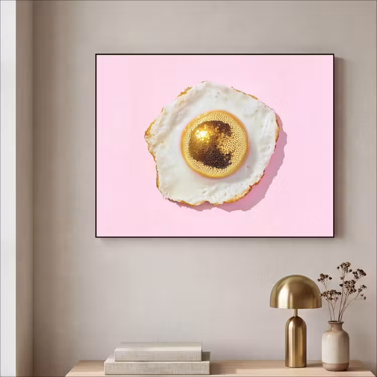 Art Frame - Ei - Disco - Ontbijt - Glitter — 3