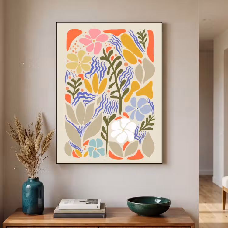 Art Frame - Abstract - Bloemen - Bladeren — 2