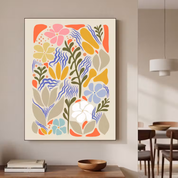 Art Frame - Abstract - Bloemen - Bladeren — 4