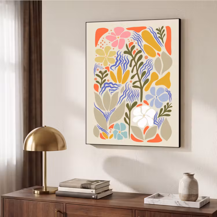 Art Frame - Abstract - Bloemen - Bladeren — 6