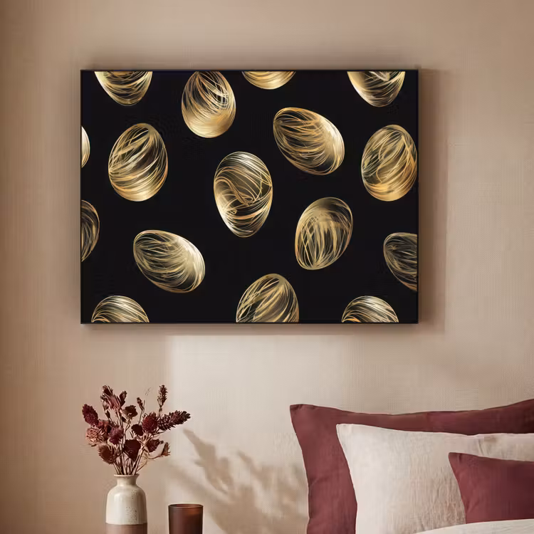 Art Frame - Eieren - Goud - Patroon — 2