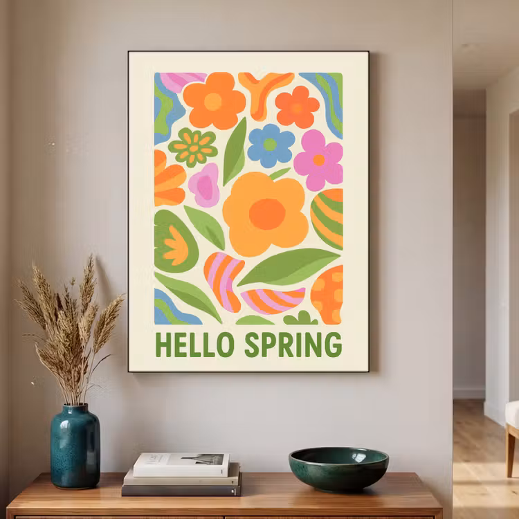 Art Frame - Illustratie - Bloemen - Quote - Kleurrijk — 3