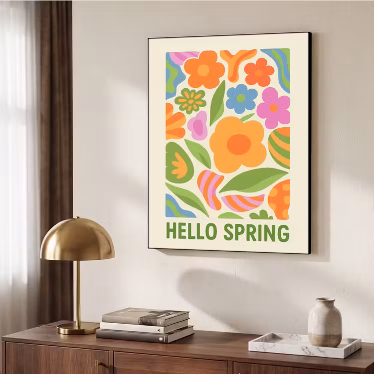 Art Frame - Illustratie - Bloemen - Quote - Kleurrijk — 7