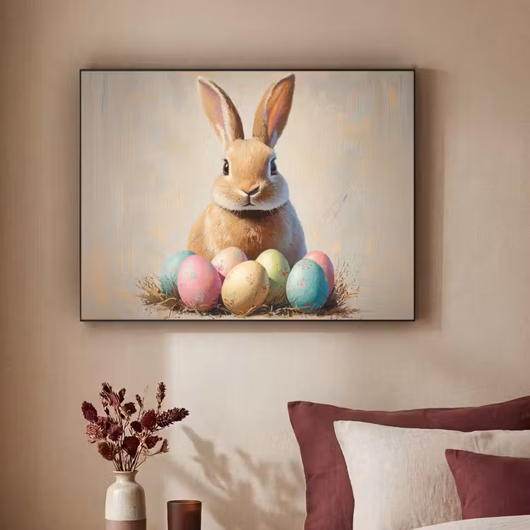 Art Frame - Paashaas - Pastel - Eieren — 2