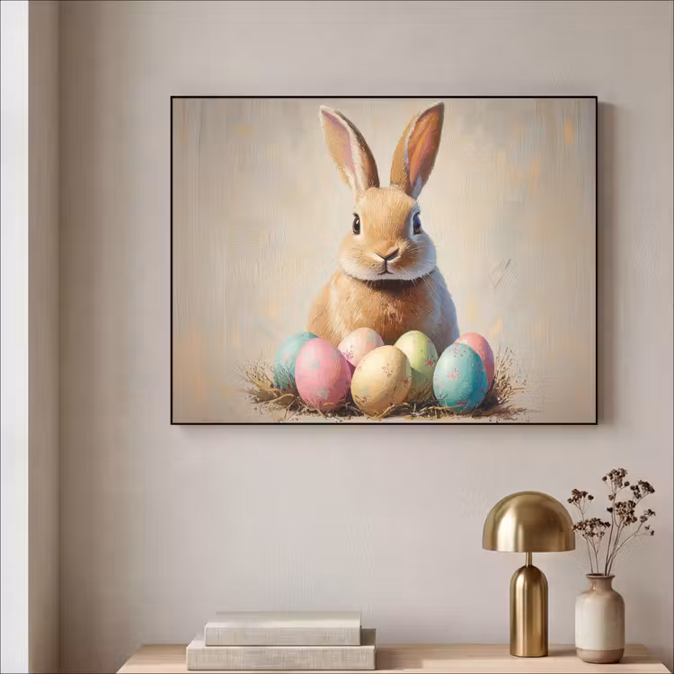 Art Frame - Paashaas - Pastel - Eieren — 3