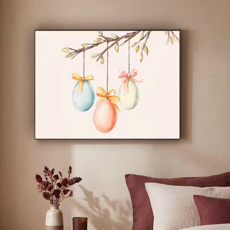 Art Frame - Paastak - Strikje - Eieren — 2