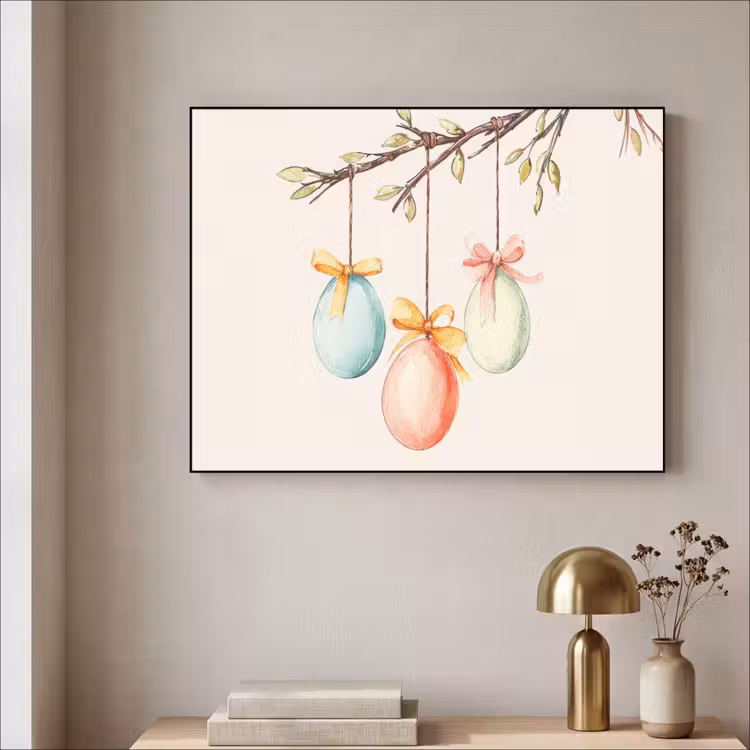 Art Frame - Paastak - Strikje - Eieren — 3