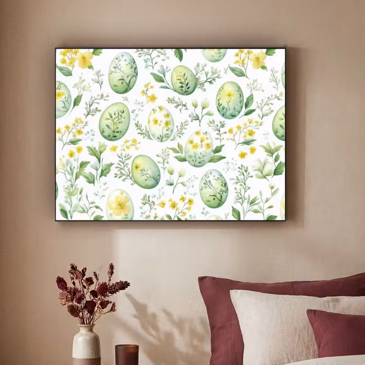 Art Frame - Patroon - Groen - Eieren — 2