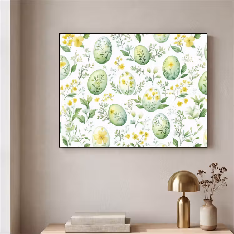 Art Frame - Patroon - Groen - Eieren — 3