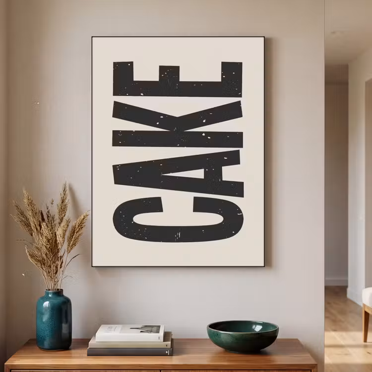 Art Frame - Beige - Japandi - Cake - Decoratie — 2