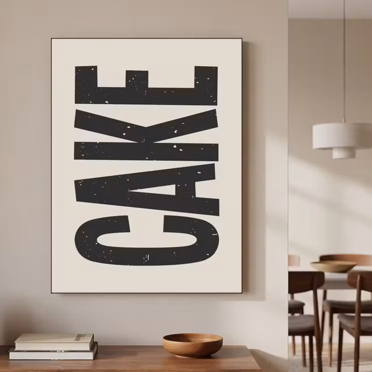 Art Frame - Beige - Japandi - Cake - Decoratie — 4