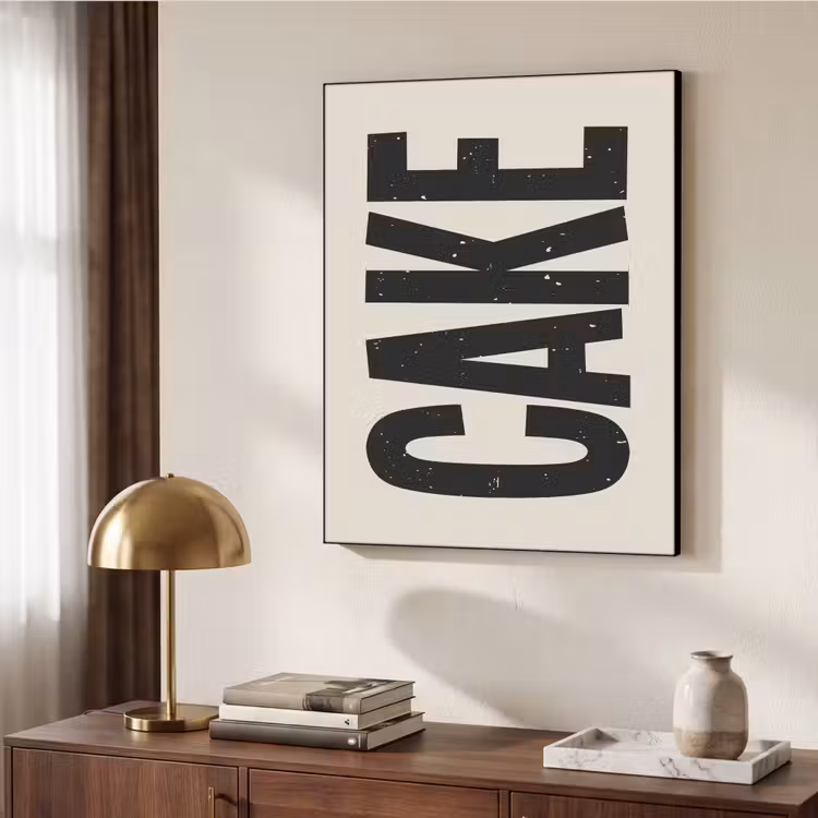 Art Frame - Beige - Japandi - Cake - Decoratie — 7