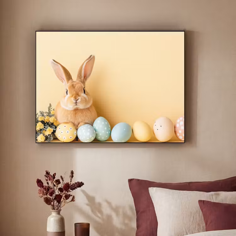 Art Frame - Eieren -  Konijn - Pasteltinten — 2