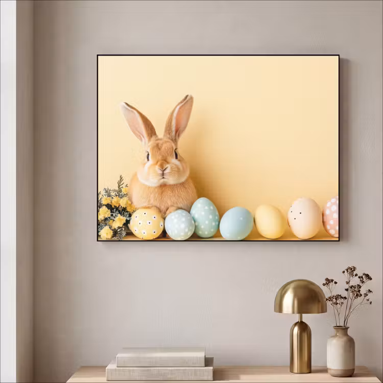 Art Frame - Eieren -  Konijn - Pasteltinten — 3