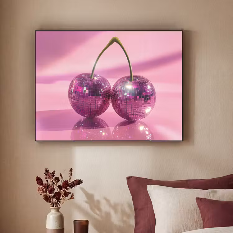 Art Frame - Glitter - Discobol - Roze - Kersen — 2