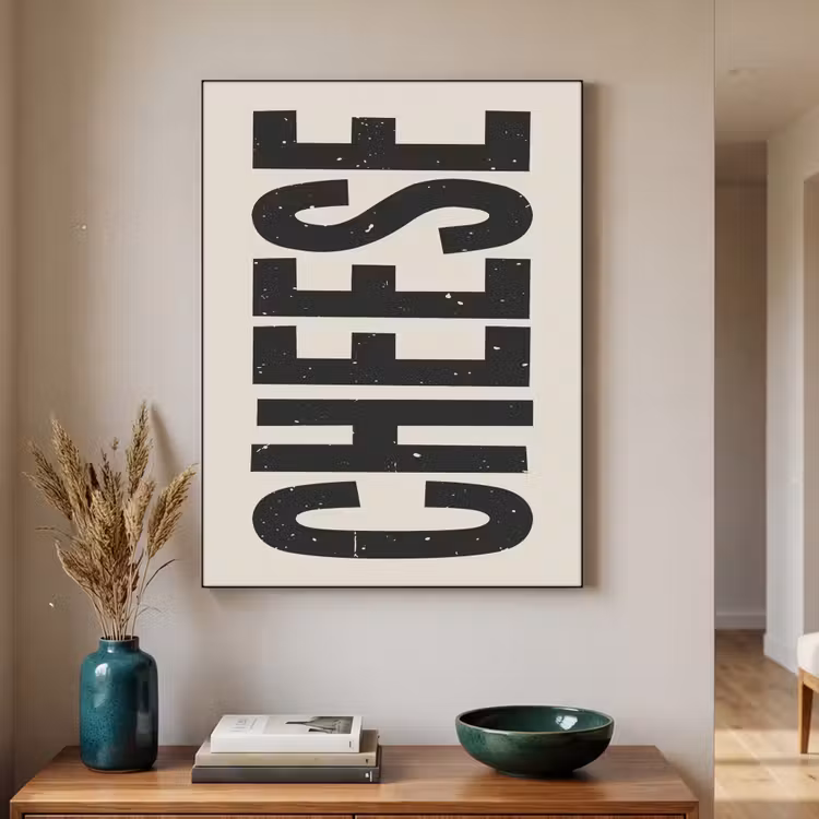 Art Frame - Kaas - Decoratie - Beige - Cheese — 2