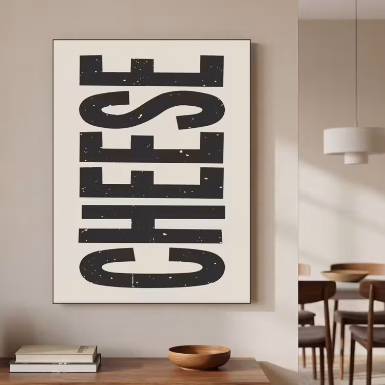 Art Frame - Kaas - Decoratie - Beige - Cheese — 5
