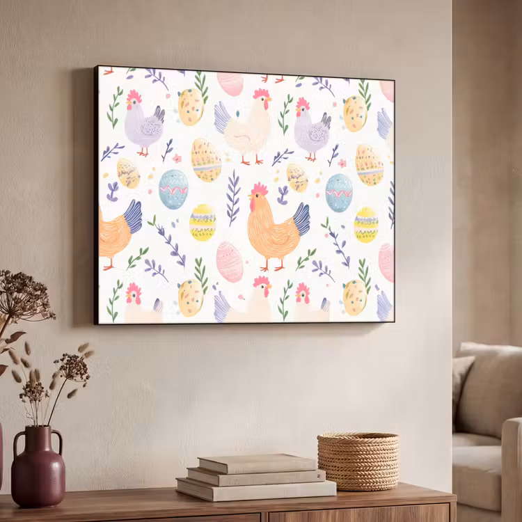 Art Frame - Patroon - Kip - Paaseieren — 4