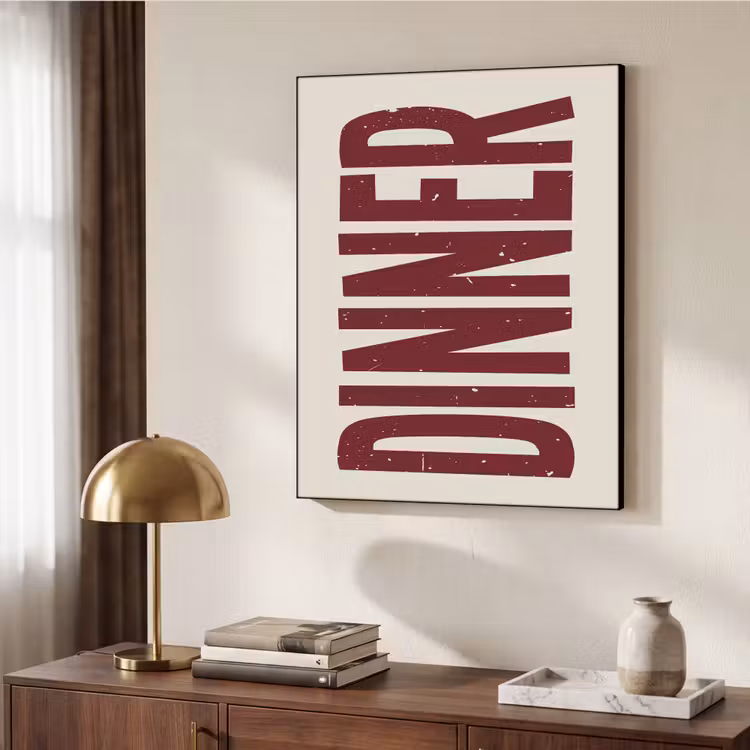 Art Frame - Eten - Decoratie - Rood - Vintage — 7