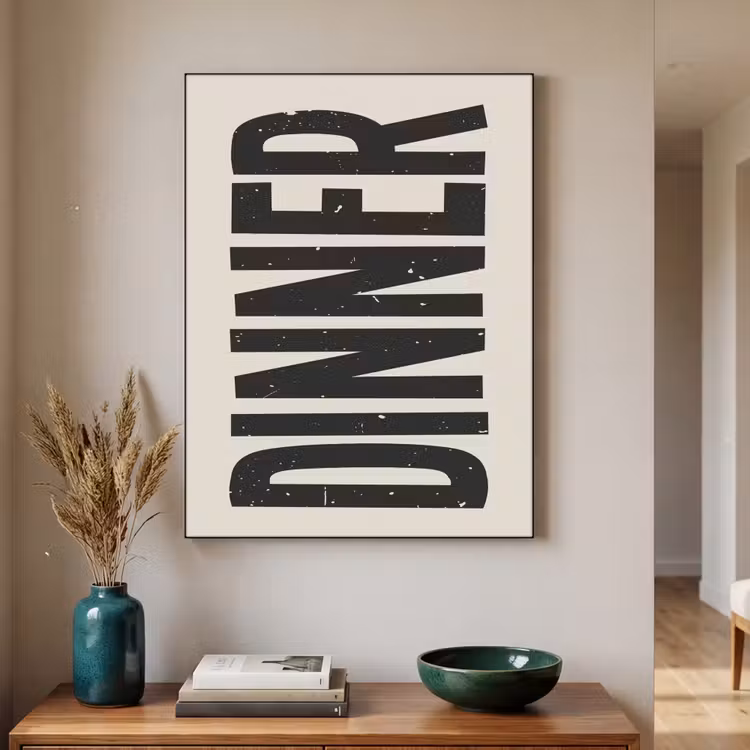 Art Frame - Eten - Vintage - Retro - Japandi — 2