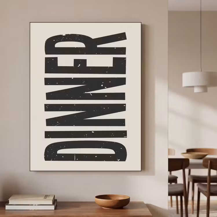 Art Frame - Eten - Vintage - Retro - Japandi — 4