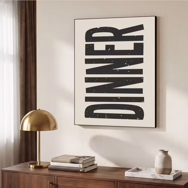 Art Frame - Eten - Vintage - Retro - Japandi — 6