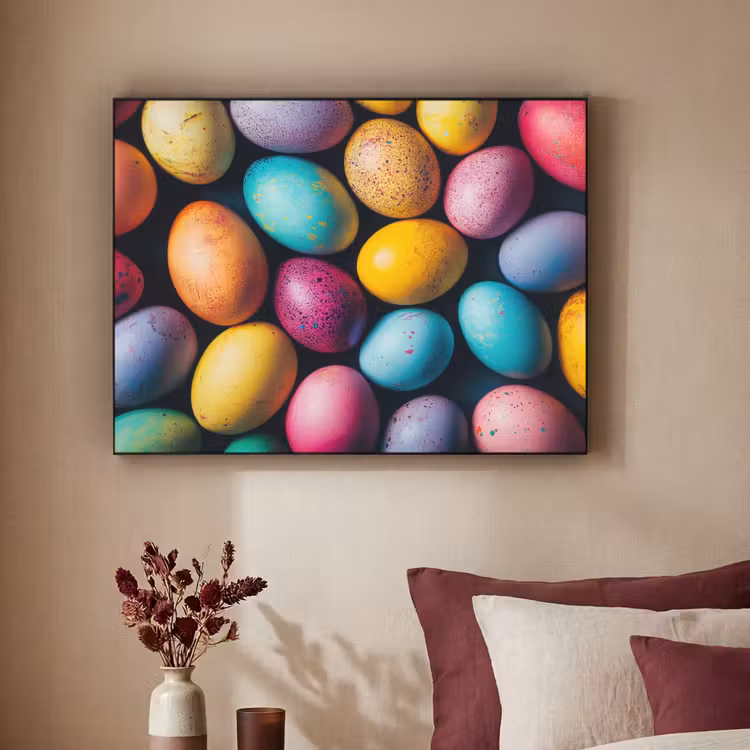 Art Frame - Kleurrijk - Paaseitjes - Spetters — 2