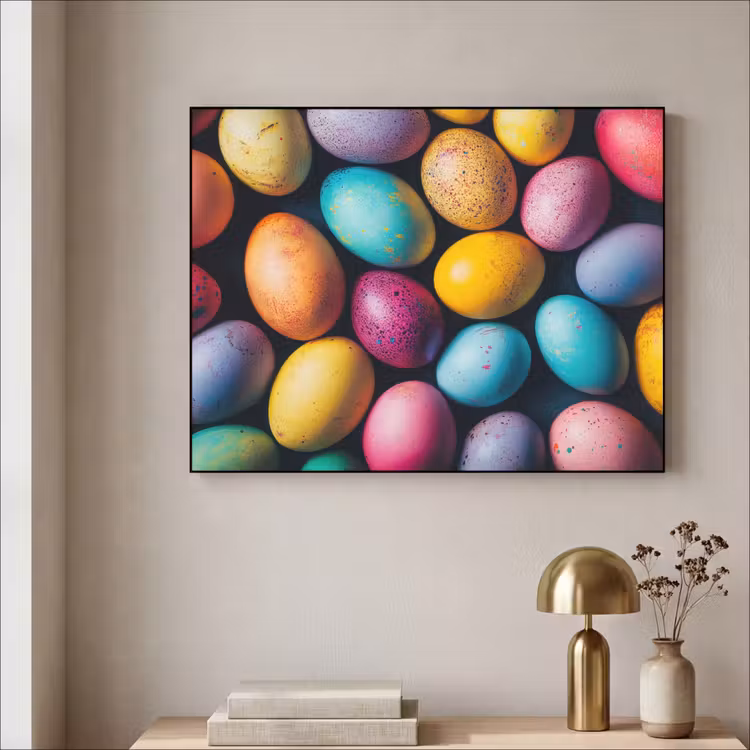 Art Frame - Kleurrijk - Paaseitjes - Spetters — 3