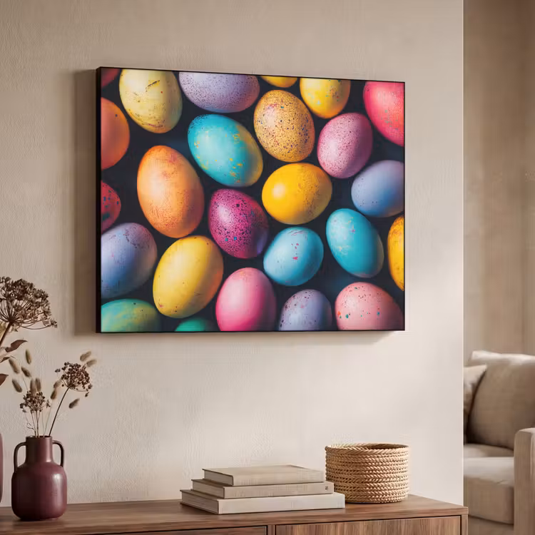 Art Frame - Kleurrijk - Paaseitjes - Spetters — 4