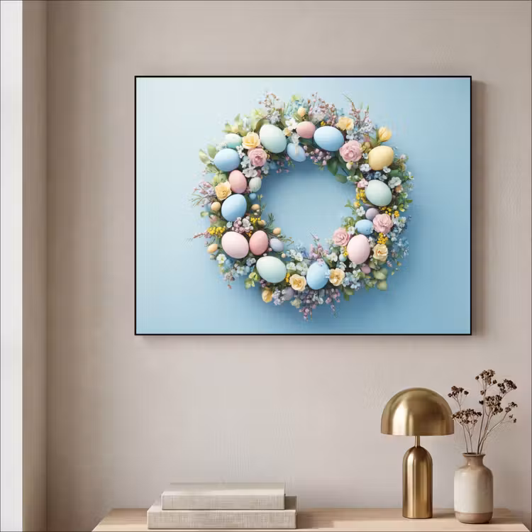 Art Frame - Krans - Eieren - Bloemen — 3
