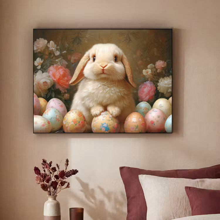 Art Frame - Konijn - Paaseieren - Stilleven — 2