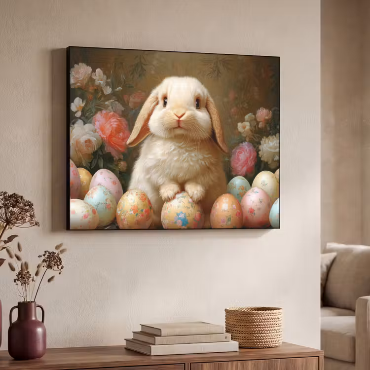 Art Frame - Konijn - Paaseieren - Stilleven — 4