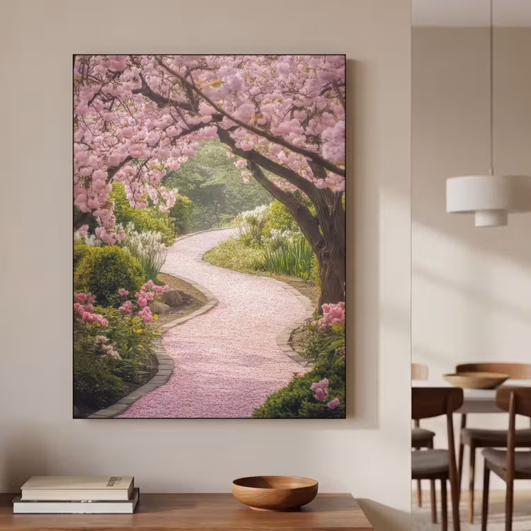 Art Frame - Kersenbloesem - Natuur - Sakura - Pad - Japanse tuin — 5