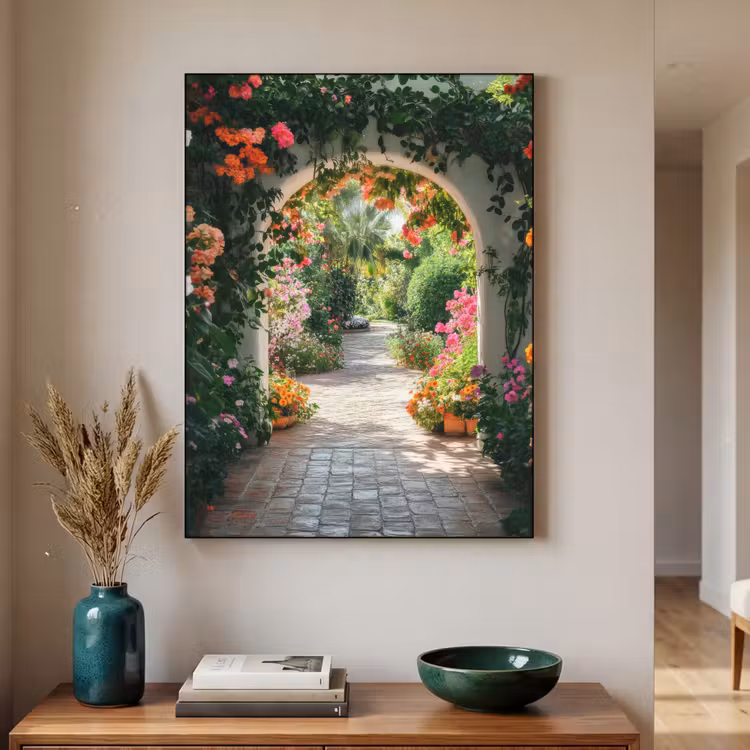Art Frame - Doorkijk - Bloemen - Natuur - Bloementuin — 3