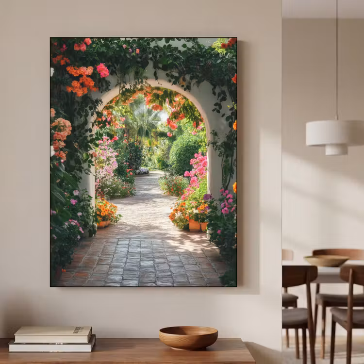 Art Frame - Doorkijk - Bloemen - Natuur - Bloementuin — 4