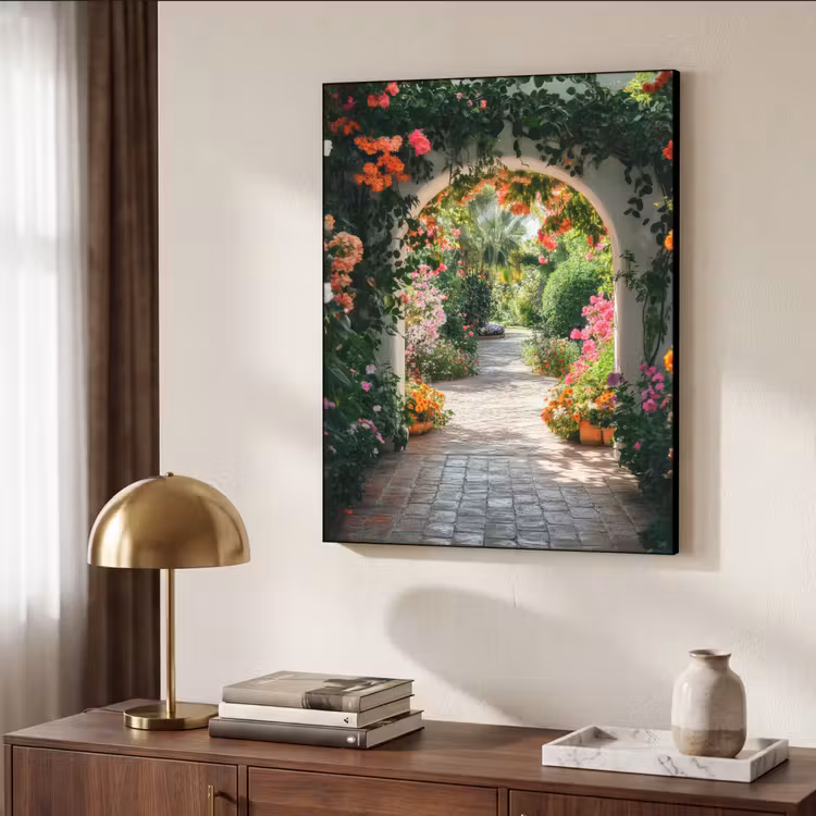 Art Frame - Doorkijk - Bloemen - Natuur - Bloementuin — 6