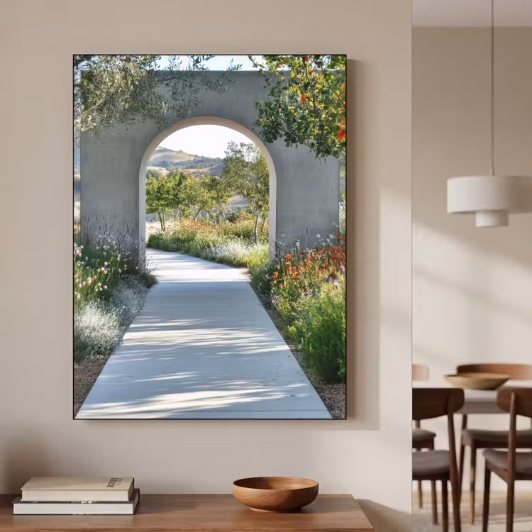Art Frame - Doorkijk - Pad - Beton - Landschap — 4