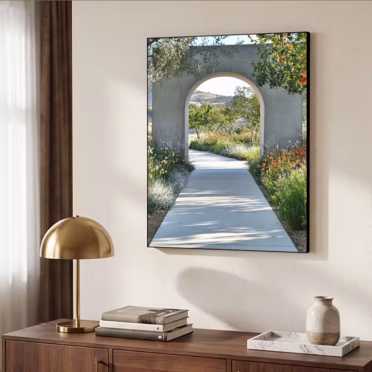 Art Frame - Doorkijk - Pad - Beton - Landschap — 6
