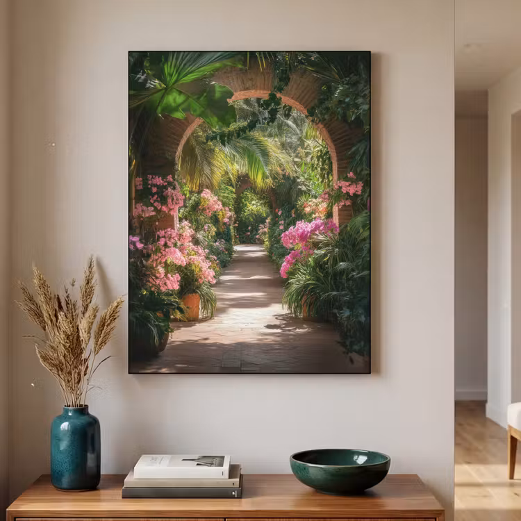 Art Frame - Doorkijk - Tropisch - Bloemen - Natuur — 2