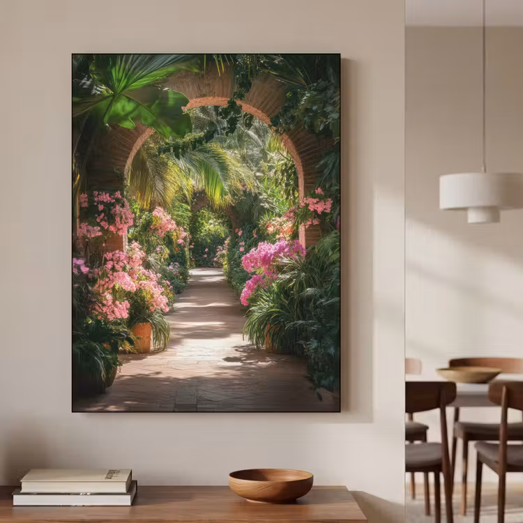 Art Frame - Doorkijk - Tropisch - Bloemen - Natuur — 5