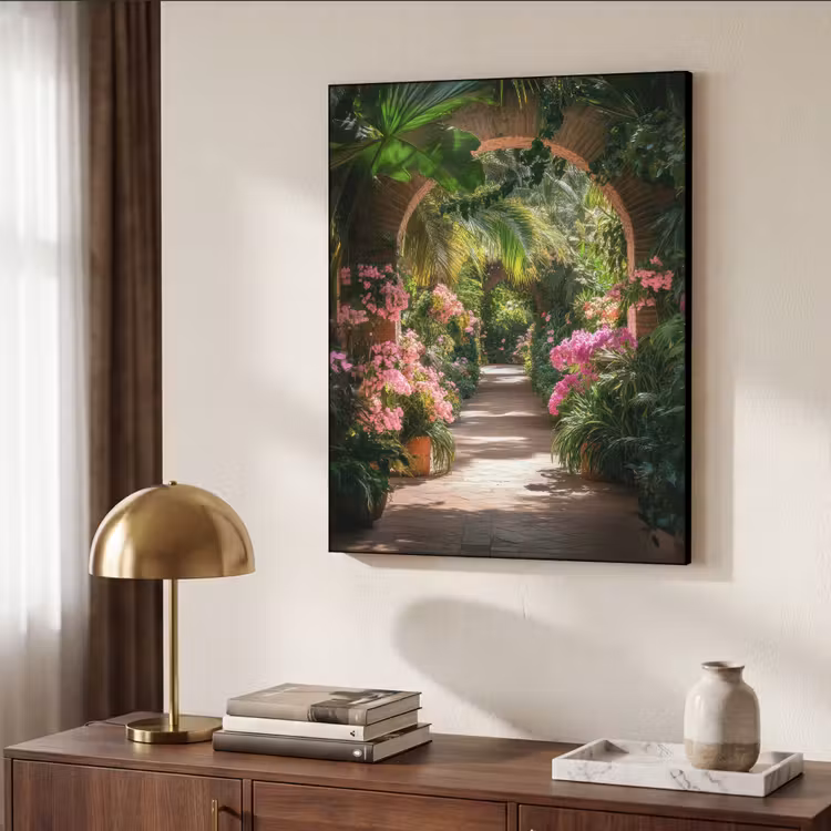 Art Frame - Doorkijk - Tropisch - Bloemen - Natuur — 7