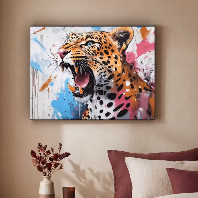 Art Frame - Abstract - Luipaard - Kleurrijk — 2
