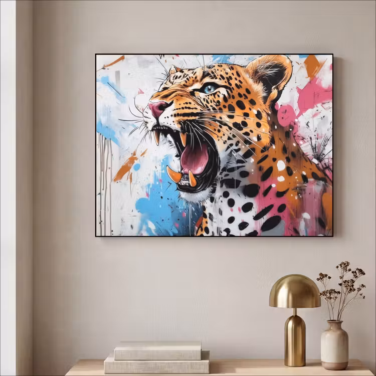 Art Frame - Abstract - Luipaard - Kleurrijk — 3