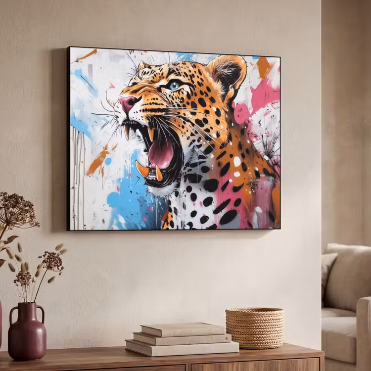 Art Frame - Abstract - Luipaard - Kleurrijk — 4