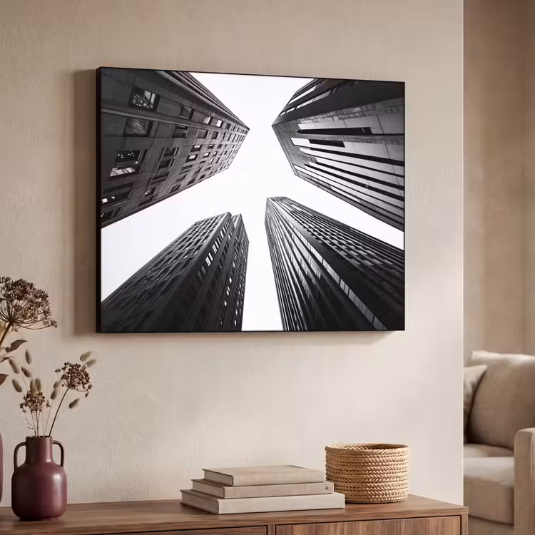 Art Frame - Gebouwen - Lucht - Zwart — 4