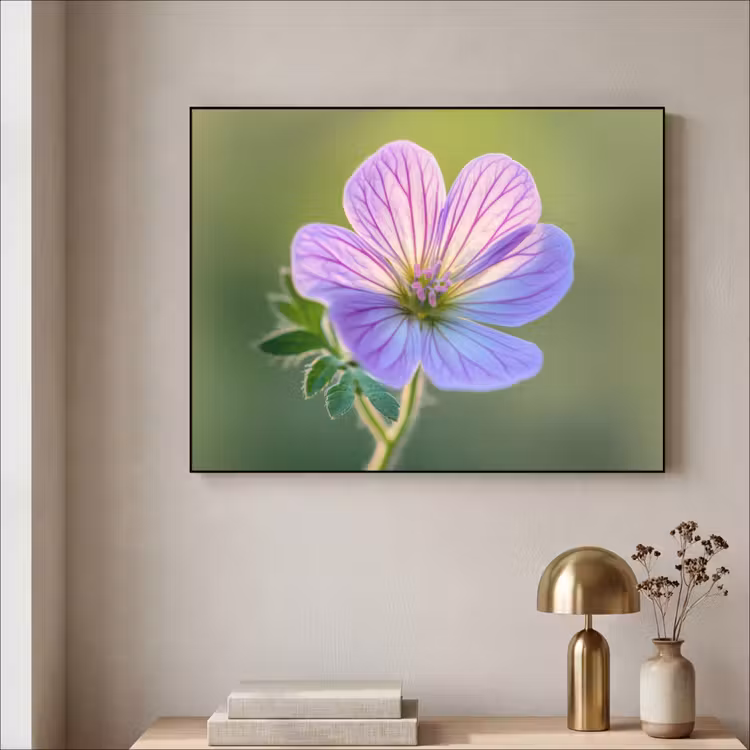 Art Frame - Bloem - Close up - Paars — 3