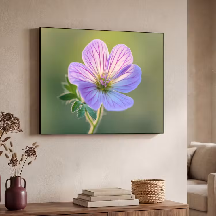 Art Frame - Bloem - Close up - Paars — 4